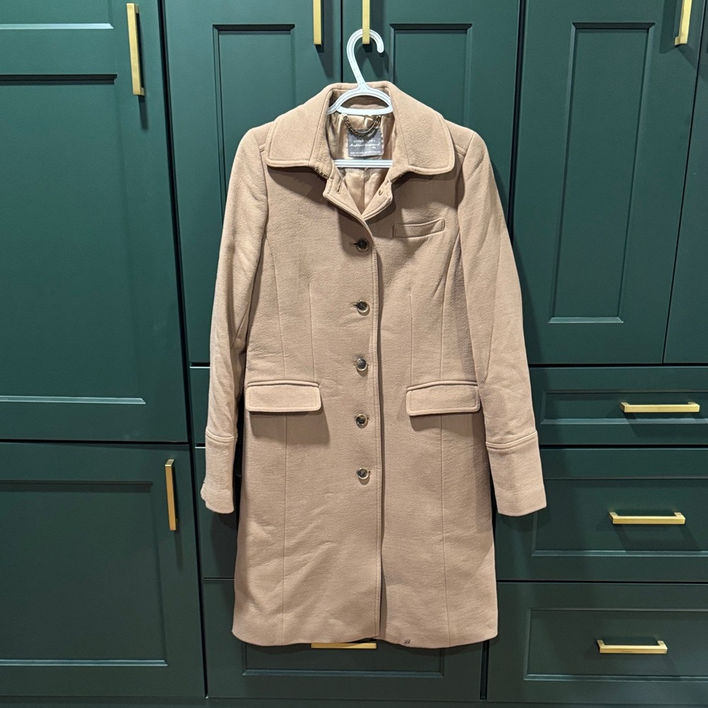 J. Crew Manifattura di Carmignano Tan Trench Coat